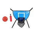 thumbnail image 4 of Almencla Mini Trampoline Basketball Hoop for Kids with Ball Pump Breakaway Rim for, 4 of 8