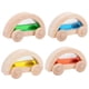 thumbnail image 5 of 4x juguetes de agarre para bebés, juguete de coche de empuje, juego de desarrollo de juguetes de empuje para bebés de madera, juego de vehículos de, 5 of 9