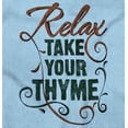 thumbnail image 2 of Relax Take Your Thyme Gardening Pun Hoodie Sweatshirt Women Brisco Brands 5X, 2 of 6