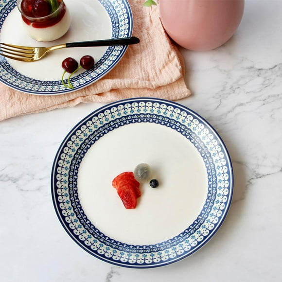 Platos de aperitivo de cerámica Soledad para fiesta Cocina Cumpleaños plato de fideos espaguetis