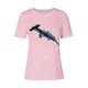 thumbnail image 3 of Tops de Ajuste Suelto para las Mujeres Sudadera Casual Impresa Manga Corta Cuello Redondo Superior, Poliéster, 3 of 4