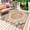 Orange, variant on Orange Beige Boho Outdoor Rug for Patio/Deck/Porch, Non-Slip Large Area Rug 5 x 7 Ft, Vintage Ethnic Abstract Art Floral Indoor Outdoor Rugs Washable Area Rugs, Reversible Camping Rug Carpet Runner