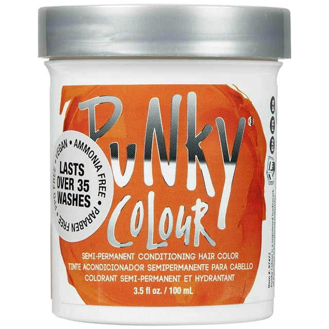 Punky Flame Color de cabello acondicionador semipermanente Tinte para el cabello que no daña Vegano Sin PPD ni parabenos Se transforma en un color de cabello vibrante Fácil de usar y aplicar El tinte