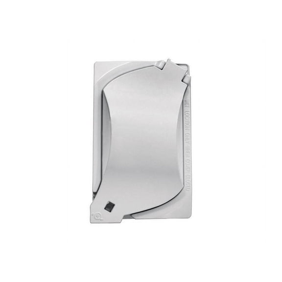 Sigma Engineered Solutions 14147WH Universal Cover Rectangle Metal 1 gang Wet Locations White