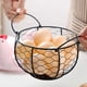 thumbnail image 3 of Cateissary Cesta de almacenamiento de cocina multifuncional con forma de pollo, cesta de cerámica para almacenamiento de huevos azul, 3 of 6