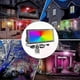 thumbnail image 4 of 2-pack 50w Led Flood Light Outdoor Rgb With Remote Control Waterproof Spotlight For Garden, 4 of 5