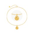 thumbnail image 1 of Gold Sculptural Zodiac Sign Pendant Necklace Set, 1 of 5