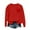 Red, variant on FDGIU ‌Women's Love Heart Sweatshirt, Valentine's Day Graphic Tee Long Sleeve Casual Top for Party & Gift Exchange