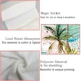 thumbnail image 5 of 1 Pcs Hanging Towels, Dish Towels Watercolor Tropical Trees Absorbent Hand Towels with Hanging Loop Washcloth for Bathroom Kitchen, 5 of 7