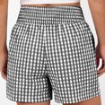 thumbnail image 3 of Boyscolos Womens High Waisted Striped Shorts Comfy Lightweight Breathable Stretchy Waist With Pockets Lounge Clohtes Summer Daily Wear Black XL, 3 of 6