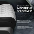 thumbnail image 3 of For 2016-2024 Honda Civic FH Group Neoprene Custom Fit Car Seat Covers Waterproof  - Front Gray, 3 of 6