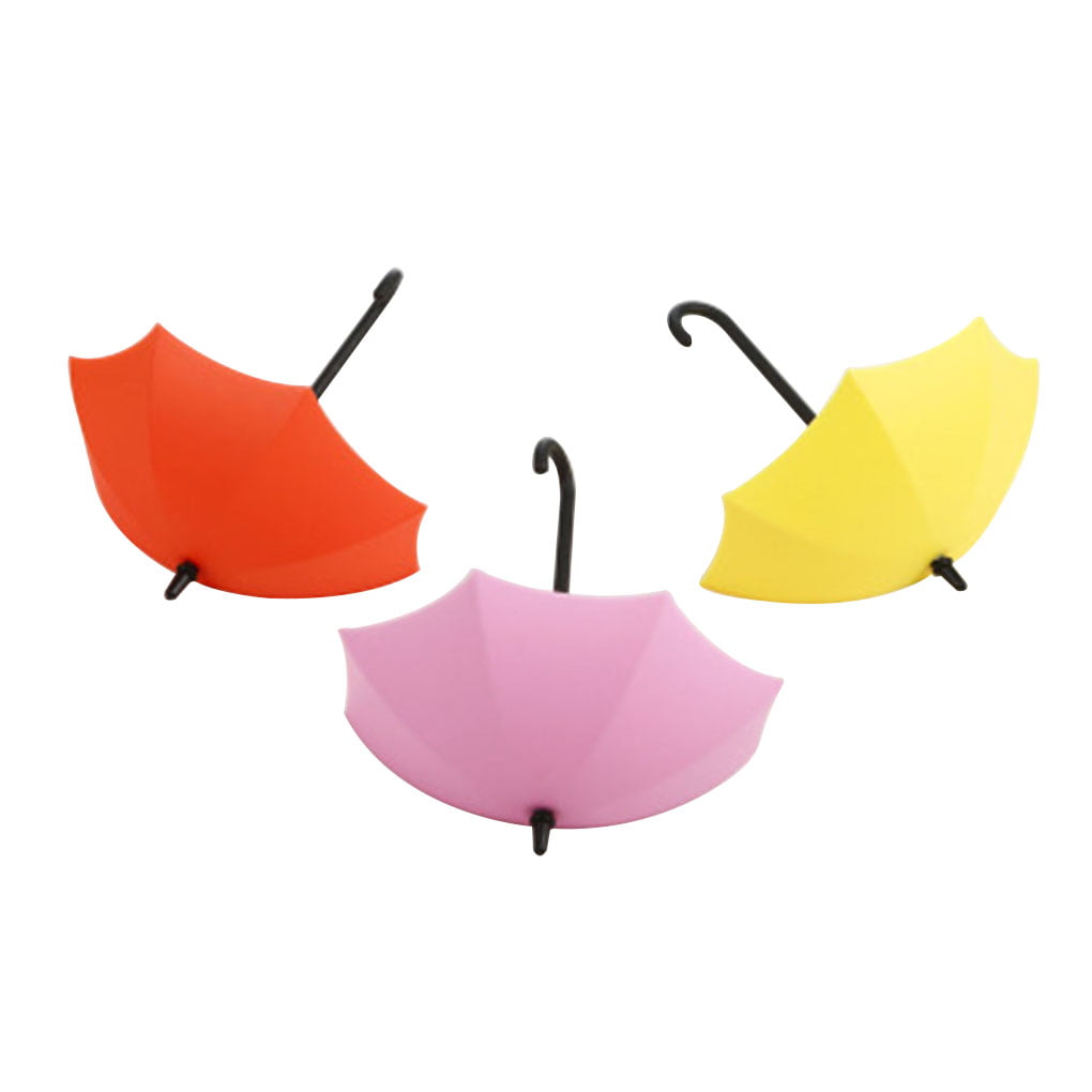 3Pcs Practical Useful Umbrella Clip Umbrella Hook for Car Office Home Store 