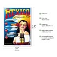 thumbnail image 2 of In Mexico the Waves are the Finest (Las Olas Son Mas Finas) - Surfing - Vintage Travel Poster by Wade Koniakowsky - Master Art Print 10in x 14in, 2 of 4