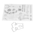 thumbnail image 1 of Sellos transparentes TPR, sellos transparentes navideños, sellos transparentes para bricolaje, sellos transparentes navideños de rendimiento sólido, 1 of 14