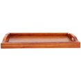 thumbnail image 2 of Serving Tray - Large Wood Serving tea Water Drinks Tray Wooden Breakfast Tea Serving Tray With Handle, 2 of 7