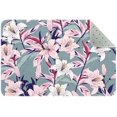 thumbnail image 1 of Indoor Doormat for Home Entrance Entry Way 35"x24" Lily Flowers Non Slip Welcome Mat 3D Digital Print Machine Washable Outdoor Rugs, 1 of 7