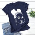 thumbnail image 2 of Tops de Manga Corta de las Mujeres, Cuello Redondo Impreso, Camiseta de Manga Corta para las Mujeres, 2 of 3