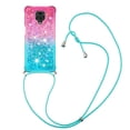 thumbnail image 1 of Funda para Xiaomi Redmi Note 9S/Redmi Note 9 PRO Brillantina Líquida Divertida Reluciente y con Cristales en Movimiento Cuerpo Cruzado con Cordón Ajustable, 1 of 5