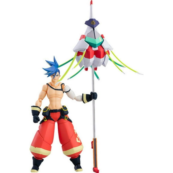 7.5" Red and Blue Promare Galo Thymos Action Figure