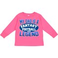 thumbnail image 3 of Inktastic My Dad is a Fantasy Football Legend Boys or Girls Long Sleeve Toddler T-Shirt, 3 of 5