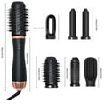 GARENAS 6 in 1 Airstyler Set 6 in 1 Blow Dryer Brush Curling Wand Hair