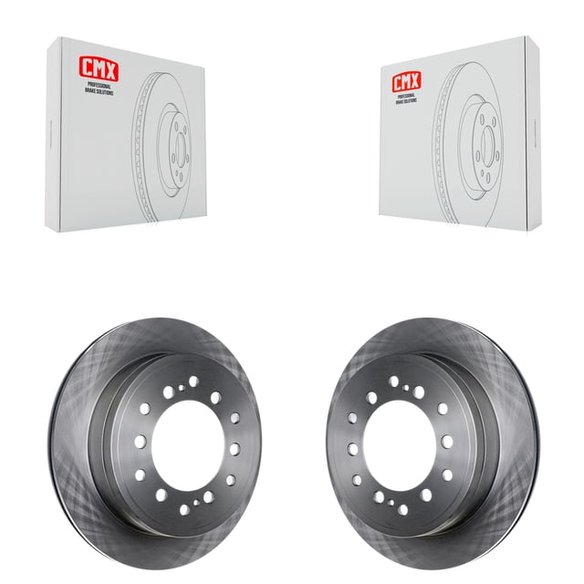CMX Rear Disc Brake Rotors Pair for Car Toyota 4Runner Lexus GX460 FJ Cruiser K8-100902
