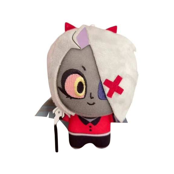 3.94in Cartoon Plush Stuffed Dolls - Assorted Character Soft Toys for Decoration, Collection & Daily Companion(L)