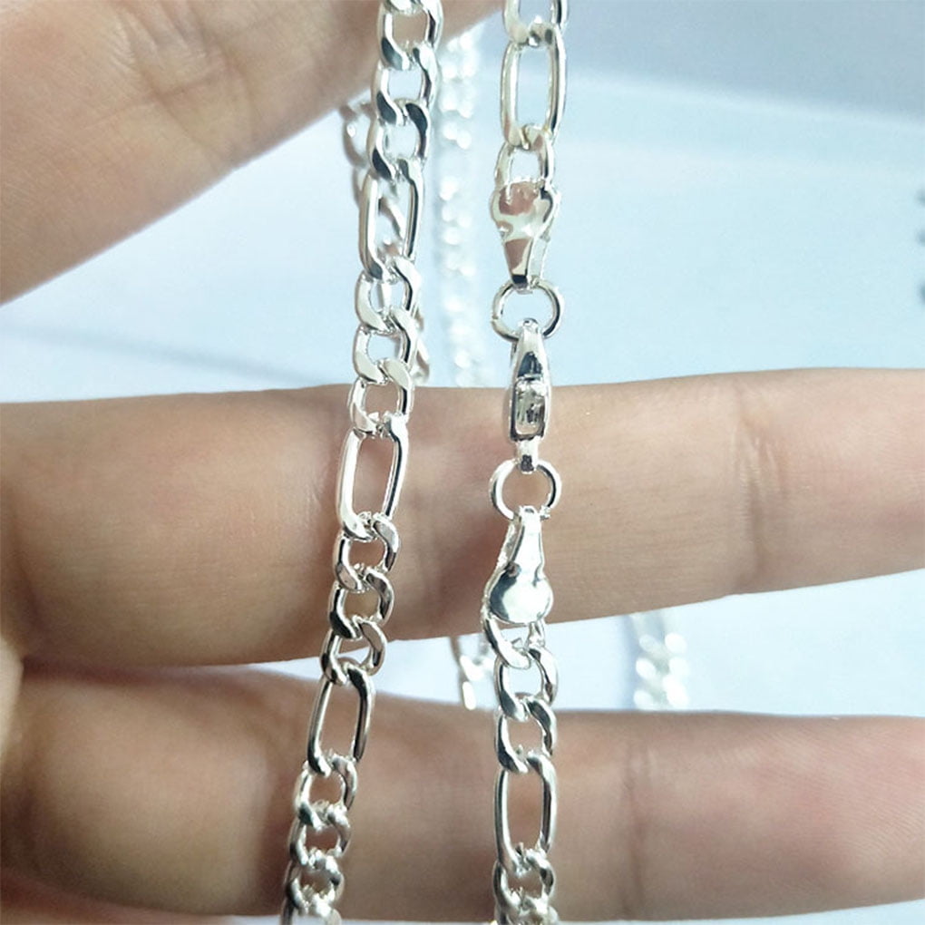 Bracelet Chaîne Cubaine En Alliage Pour Homme Et Femme, Bijou De 16mm, Couleur Argent, Métal, 22