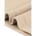 thumbnail image 5 of INSPIRE CHIC Women's Sweater Skirt Elastic High Waist Stretchy Ribbed Knit A-Line Midi Skirts Fall Winter Outfits S Apricot, 5 of 6