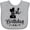 AC-Heather Grey, variant on Inktastic 1st Birthday One Year Old Girls Girls Baby Bib