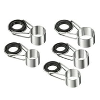 12-14.2mm Tube Dia Iron Fishing Rod Guide Repair Kit Set Line Ring, 30 Pack