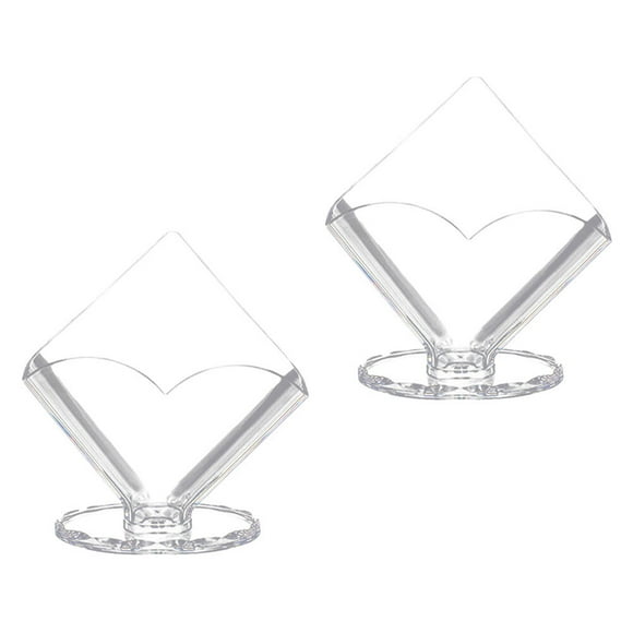 KAKOWELY 2Ud Soporte De Servilletas Vertical Acrílico Transparente Resistente De Uso Diario