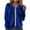 Dark Blue, variant on IROINNID Open Front Jacket for Women Casual Winter Knitted Long Sleeve Solid Zipper Sweater Soft Basic Jacket,Dark Blue