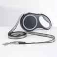 thumbnail image 4 of Correa de perro retráctil para mascotas, cuerda de automática, correa de perro extensible resistente, bloqueo de de un botón para Gris 8m 50kg Sunnimix Correa retráctil, 4 of 8