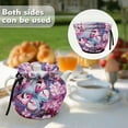 thumbnail image 4 of KUIFORTI Pink Floral Butterfly Tea Cozy for Teapot Small Tea Cosies Dust Cover Kitchen Travel Tea Kettle Cover for Breakfast Pot Coffee Pot Protector Tabletop Decorations, 4 of 6
