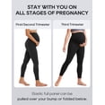 thumbnail image 6 of CRZ YOGA Butterluxe Maternity Leggings 25" Buttery Soft Workout Activewear Yoga Womens Pregnancy Pants, 6 of 7
