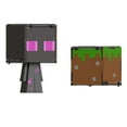 thumbnail image 4 of Minecraft-Flippin’ Figs-Assortiment de figurines 2 en 1 de 9, 5 cm Enderman + Bloc d’herbe, 4 of 7