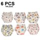 thumbnail image 2 of Paquete de 6 ropa interior de entrenamiento para ir al baño reutilizable de algodón unisex Calzoncillos de entrenamiento para orinar para niños y niñas transpirables Pantalones de entrenamiento i, 2 of 4