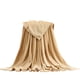thumbnail image 3 of Manta de lana súper suave | Lana de cordero Tafu reversible de doble cara | Grueso, transpirable, no irritante | 180x200cm | Alfombra de Cama de Sofá Cálida y Acogedora | Cuidado fácil | Dormitorio, 3 of 7