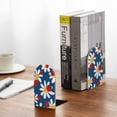 thumbnail image 5 of Sikiie Daisies With Ladybugs Bookends 1 Pair, Wood Bookends for Shelves, Book Ends for Shelves, Book Shelf Holder for Home Office, 5 of 7