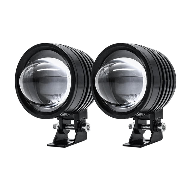 2 delanteros de motocicleta para coche todoterreno ATV camión todoterreno luz 3 modos brillante 45 degree ajuste Pod negro conjunto de Sunnimix faro de motocicleta