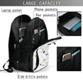 thumbnail image 4 of Balery Easter Rabbit Mochila con carga USB para hombre y mujer - Mochila impermeable y antirrobo para laptop con puerto USB para viajes, trabajo, 4 of 7