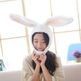 thumbnail image 5 of Clearance! Baberdicy Girl Funny Animal Cute Rabbit Ear Hat Cap Head Cover Plush Gift Dress Party White, 5 of 9