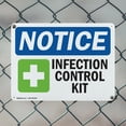 thumbnail image 5 of (2 Pack) Infection Control Kit OSHA Notice Sign 24 Inch X 18 Inch Indoor / Outdoor Rust-Free Aluminum Metal Signs for Workplace, Workshop, and Construction Site, Made in the USA, 5 of 8