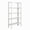 White, variant on Pemberly Row Modern Solid Wood 4-Shelves Folding Bookcase in White
