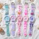 thumbnail image 2 of Reloj de pulsera con patrón 3D de Anime Sanrio, reloj de cuarzo resistente al agua de Hello Kitty Cinnamoro, correa de reloj de gel de sílice de dibujos animados, regalo de cumpleaños para niños, 2 of 5