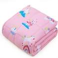 Sivio Weighted Blanket 5 lbs for Kids, Cooling Heavy Blanket for