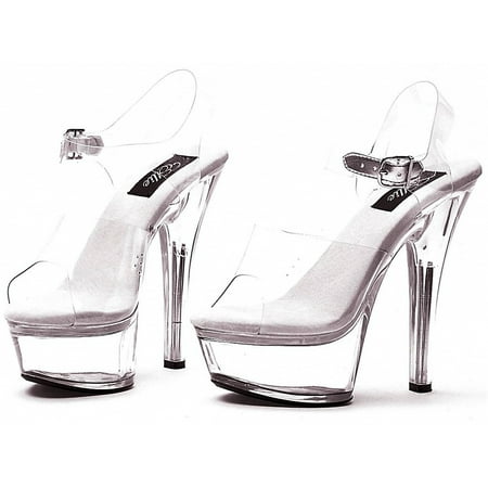 Clear Plastic Shoes - Brook Adult Shoes - Size 10