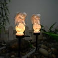 thumbnail image 4 of Dsscvnef Solar Powered Outdoor Garden Light Decorative Cherub Sitting Angel Statue LED Lighting for Yard Patio, 4 of 9
