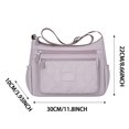 thumbnail image 3 of DGMIOCS Crossbody Bag for Women, Shoulder Purse Handbag Messenger Bag, Trendy Pocketbooks, Waterproof and Multi-Pockets Purple, 3 of 5